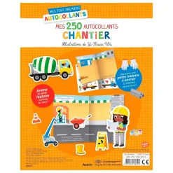 Kids Auzou Mes 250 Autocollants - Chantier