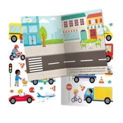 Kids Auzou Mes 500 Autocollants Police et Pompiers