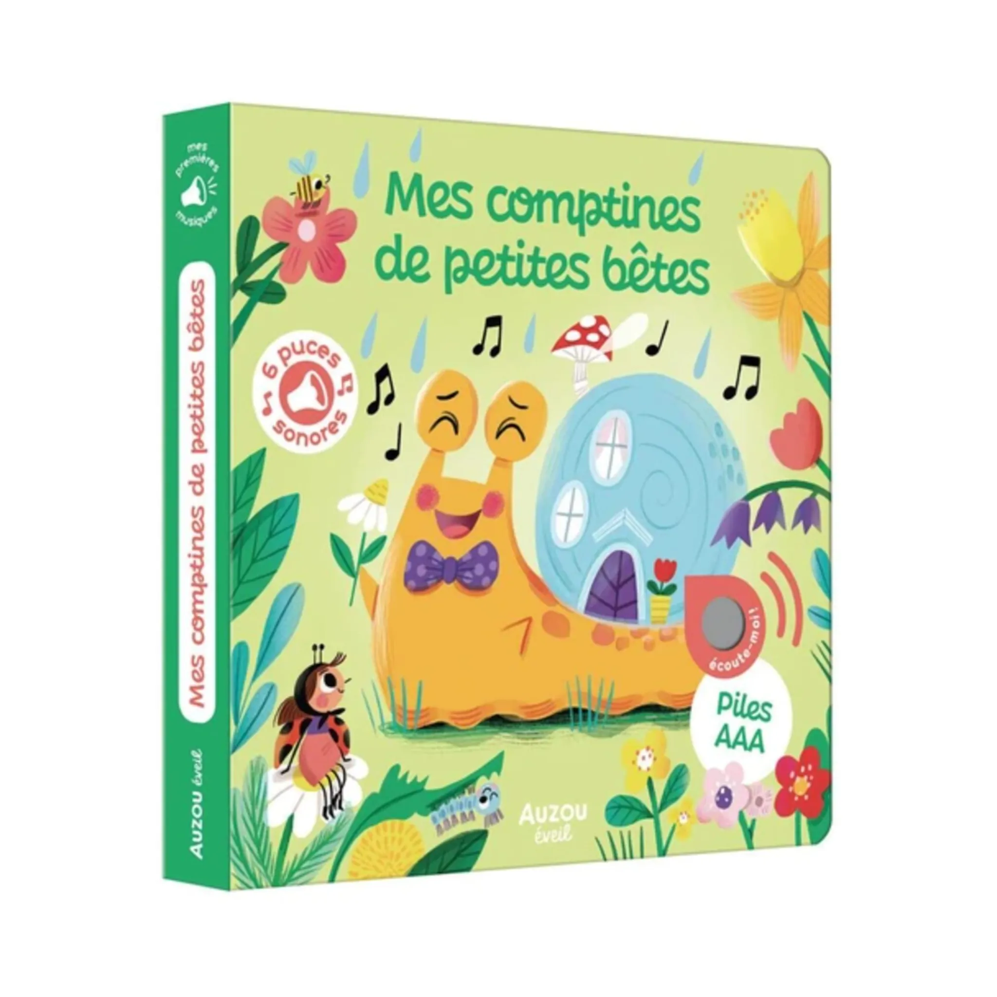 Auzou Mes Comptines De Petites Bêtes