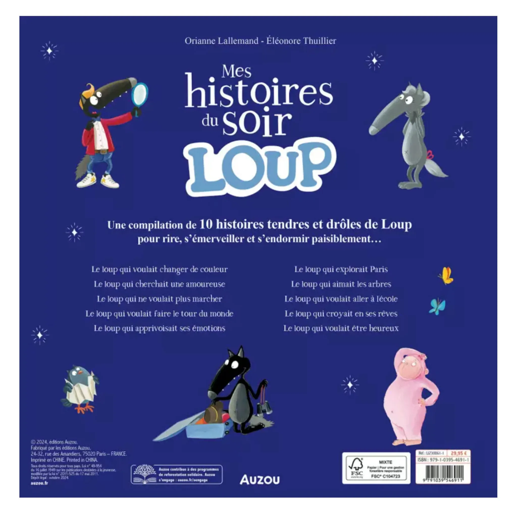 Auzou 4 Years And Over|2 Years And Over>Mes Histoires Du Soir Loup