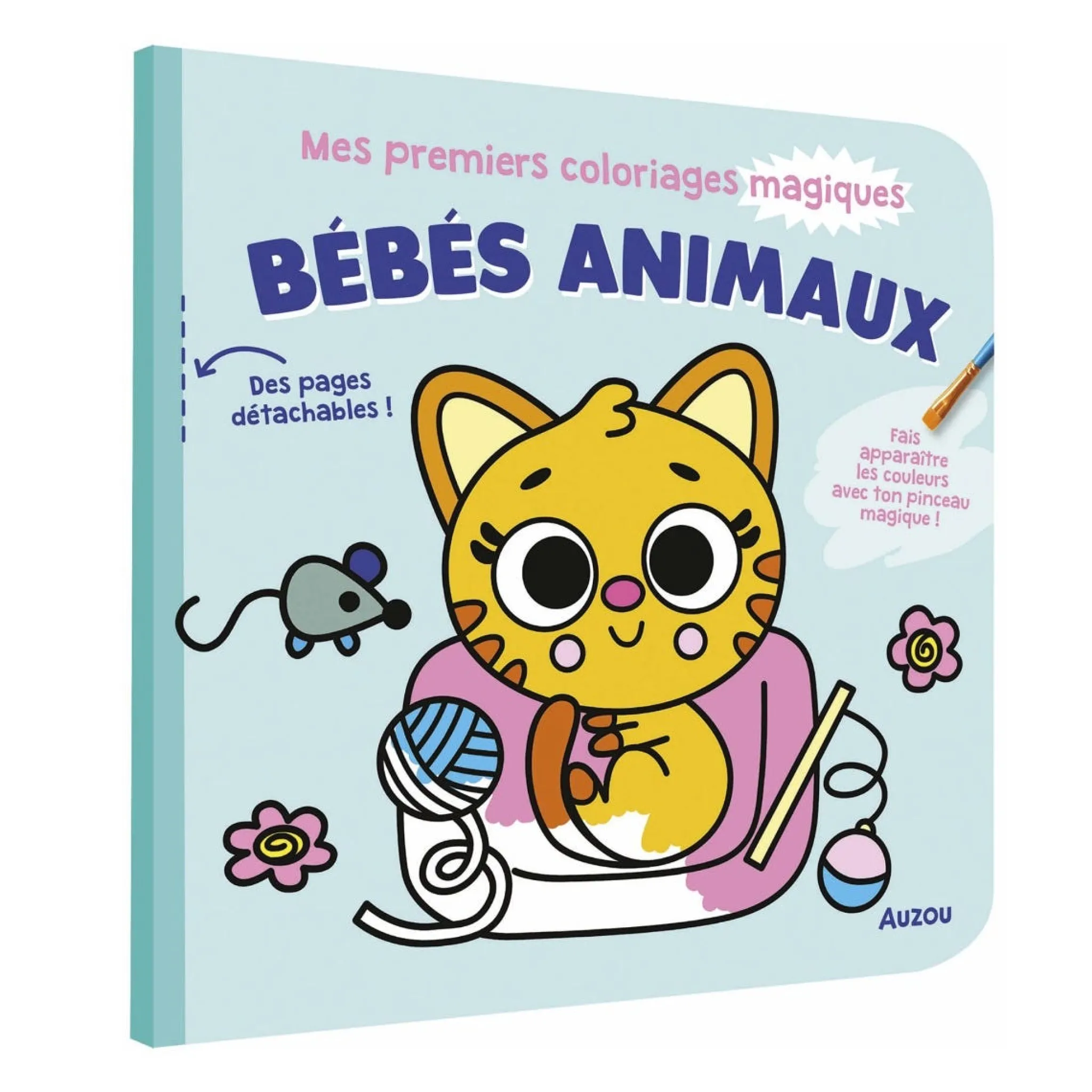 Kids Auzou Diy & Activities>Mes Premiers Coloriages Magiques - Les Bébés animaux