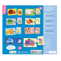 Kids Auzou Mes Premiers Puzzles - Duo Animaux