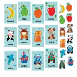 Kids Clement - Equipement Mes Premières Flash Cards - Montessori