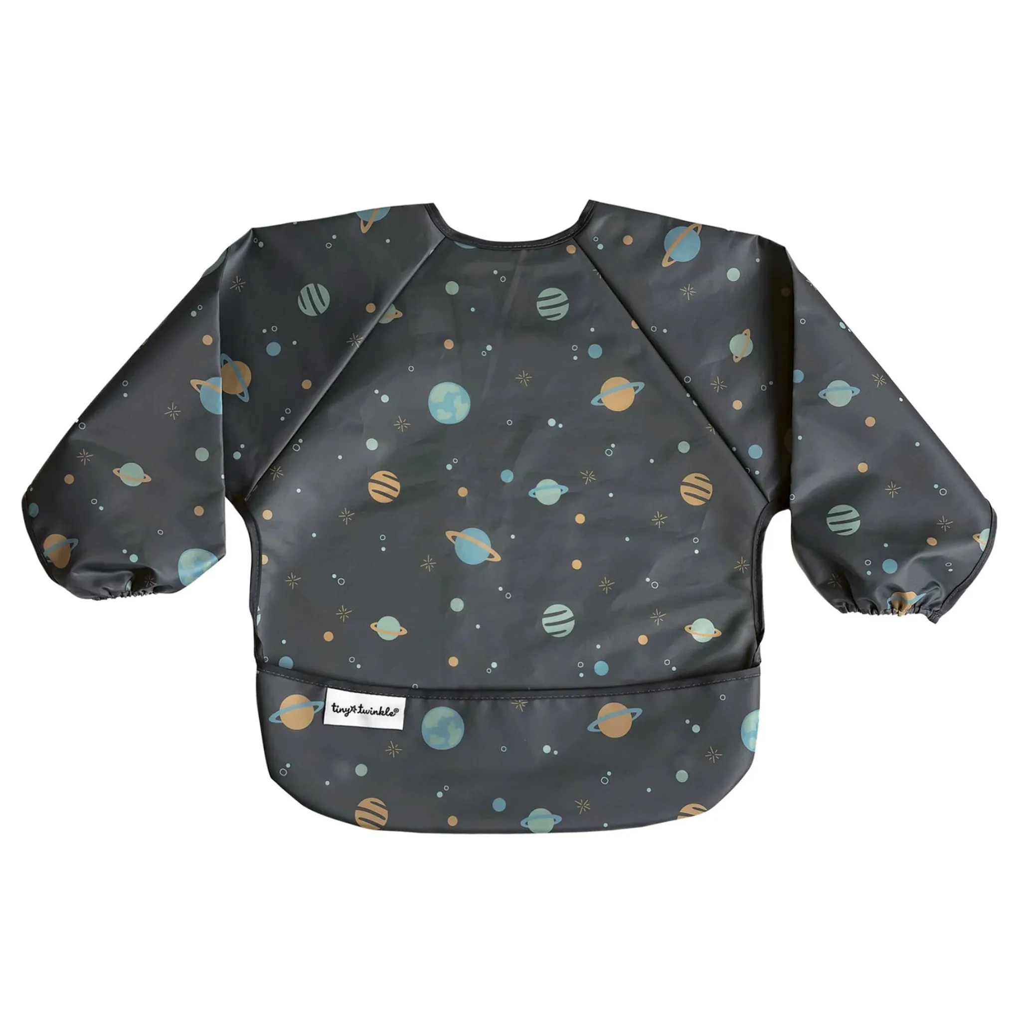 Kids Tiny Twinkle Mess proof Full Sleeve Bib - Space