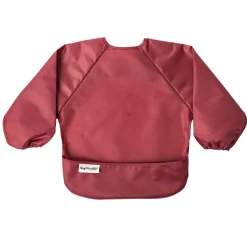 Kids Tiny Twinkle Bibs|Breastfeeding>Mess-proof Full Sleeve Bib 2 Pack - Rose/ Burgundy