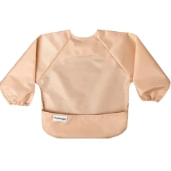 Kids Tiny Twinkle Bibs|Breastfeeding>Mess-proof Full Sleeve Bib 2 Pack - Sand / Cinnamon