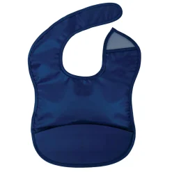 Tiny Twinkle Bibs|Breastfeeding>Mess-proof Silicone Pocket Bib - Dark Blue
