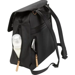 Petunia Pickle Bottom Meta Diapers Backpack - Black Matte Canvas