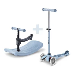 Kids Micro Rock & Go LED Scooter - Ocean Slate