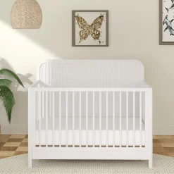 Lil Angels Cribs & Mattresses|Cribs & Mattresses>Milano Convertible Crib - White