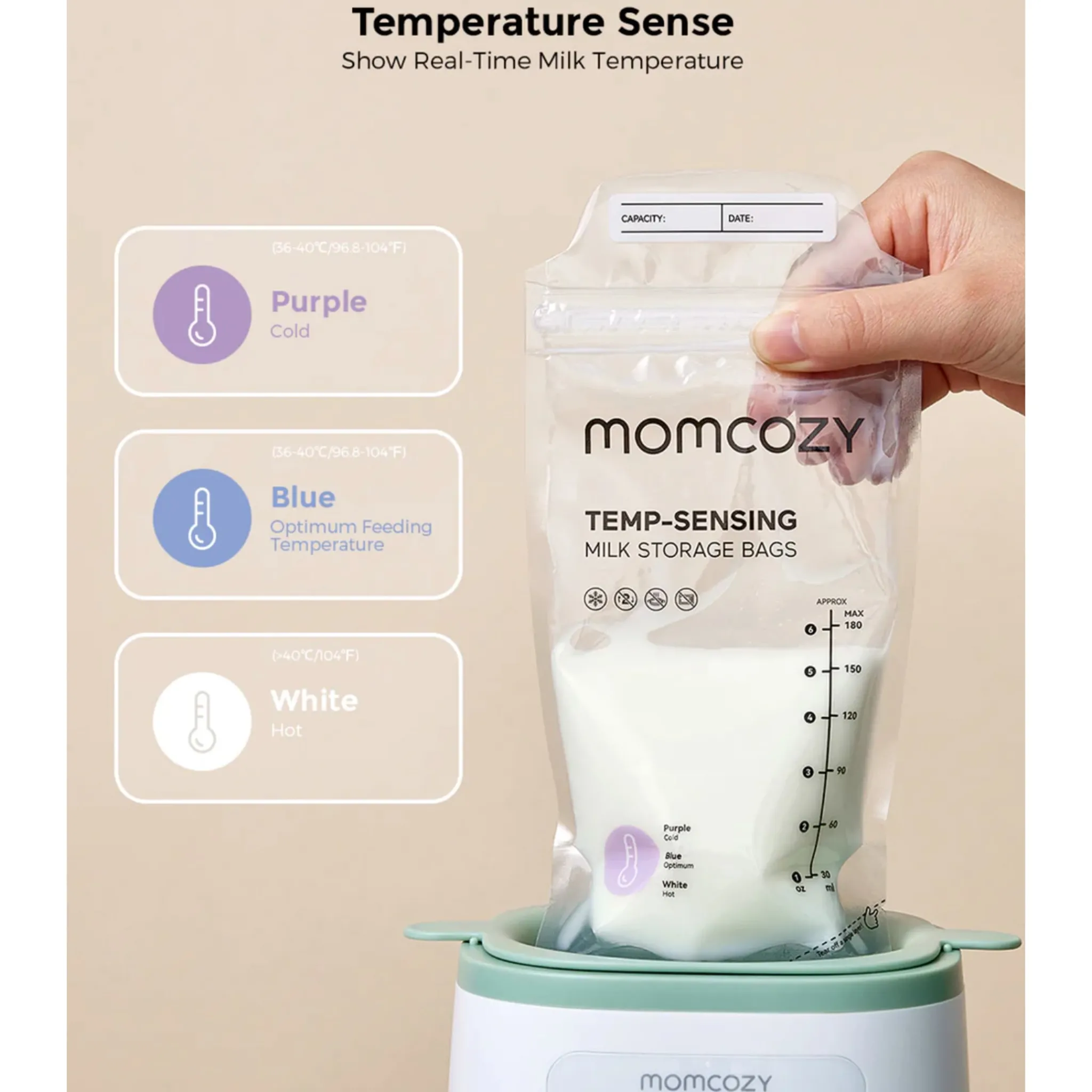 Momcozy Breastfeeding>Milk Shortage Bags (120)