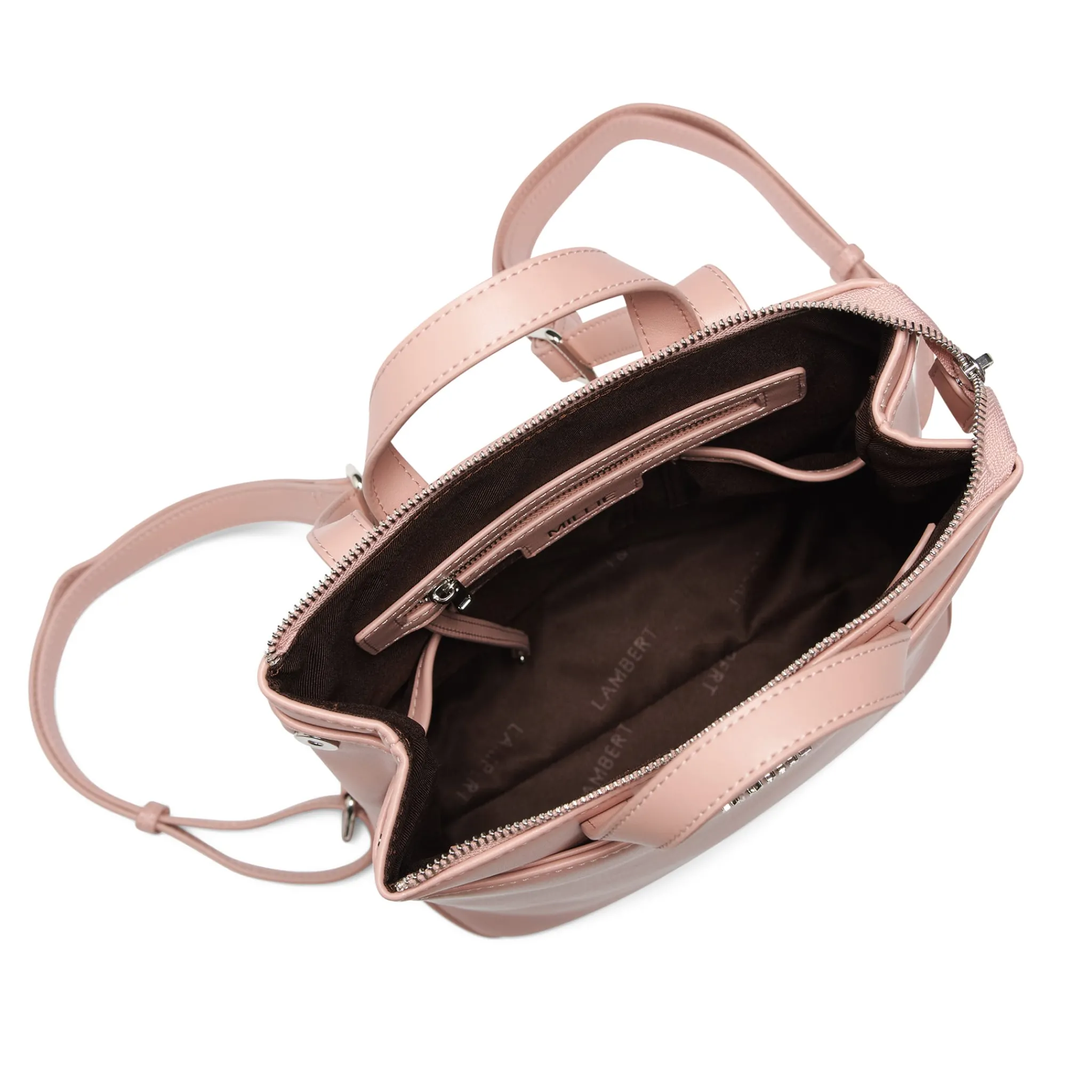 Lambert Handbags & Purses|Diaper Bags>Millie Handbag - Chiffon Pink