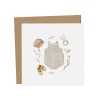 Mimosa Design Party Supplies>Mini Baby Greeting Card - Layette