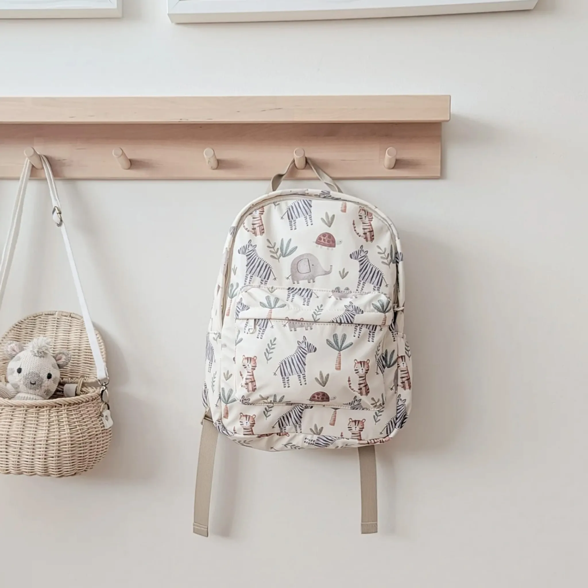 Kids Menoum Menoum Mini Backpack-Safari