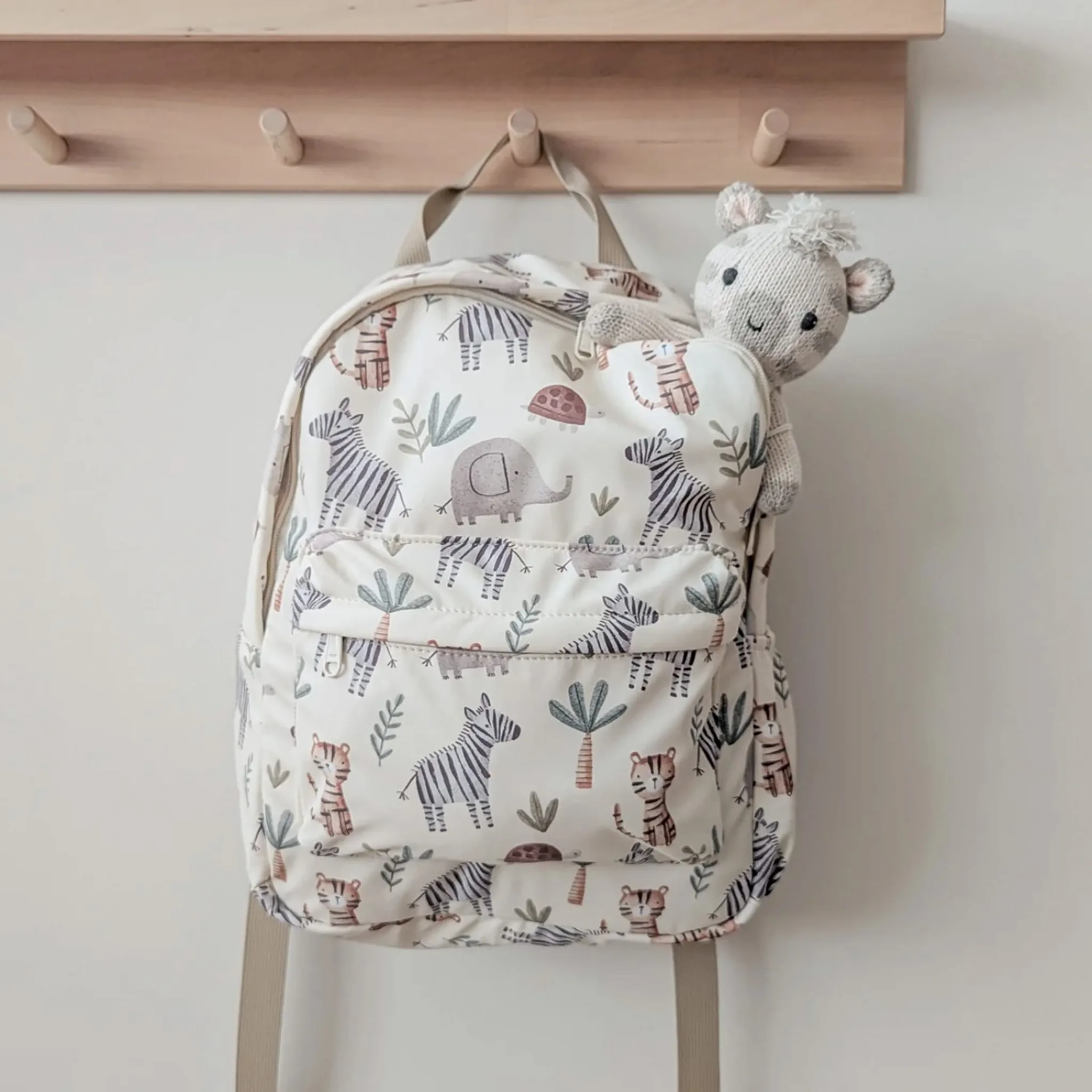 Kids Menoum Menoum Mini Backpack-Safari