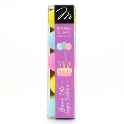 Kids Margot Party Supplies|Body & Hair Care>Mini Bath Bomb - Happy Birthday