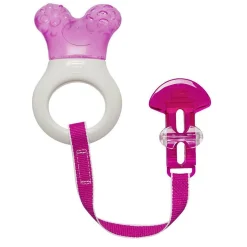 Mam Baby Teething Toys>Mini Cooler and Clib Teether - Pink