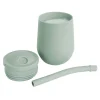 Kids EZ PZ Fun Cups & Tumblers|Cups & Tumblers>Mini Cup + Straw Training System - Sage