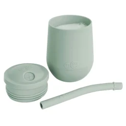 Kids EZ PZ Fun Cups & Tumblers|Cups & Tumblers>Mini Cup + Straw Training System - Sage