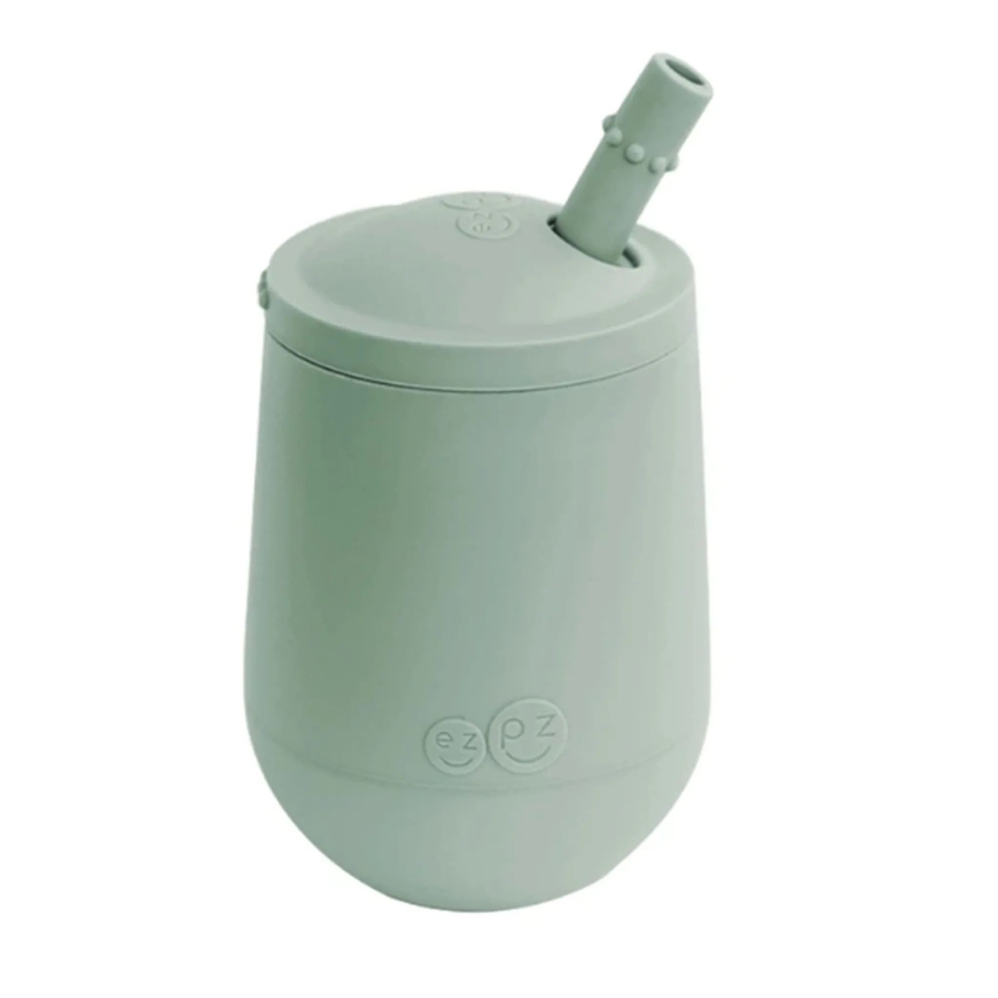 Kids EZ PZ Fun Cups & Tumblers|Cups & Tumblers>Mini Cup + Straw Training System - Sage