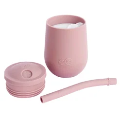 Kids EZ PZ Fun Mini Cup + Straw Training System - Blush