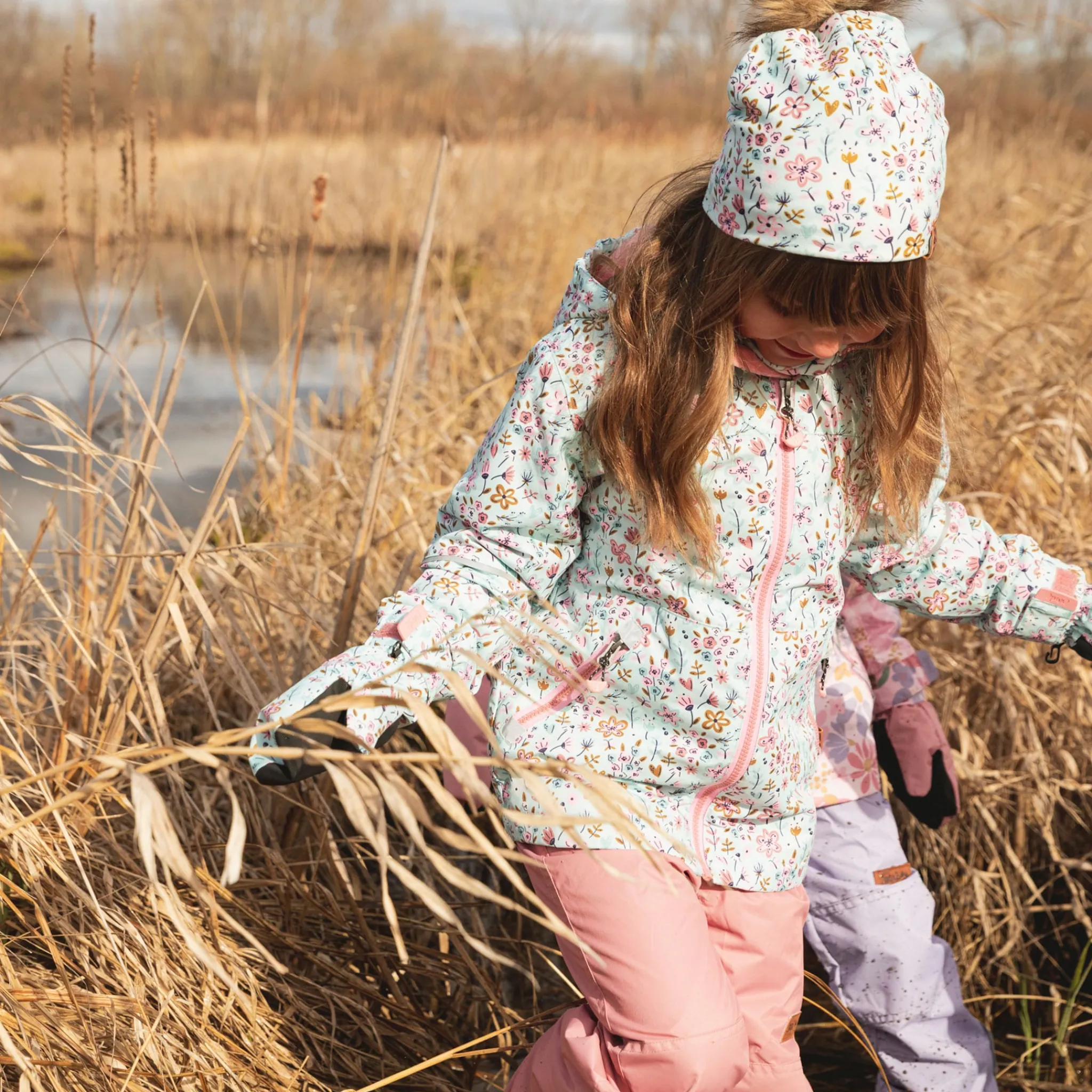 Kids Deux par Deux Mini Flowers Hat 2-14