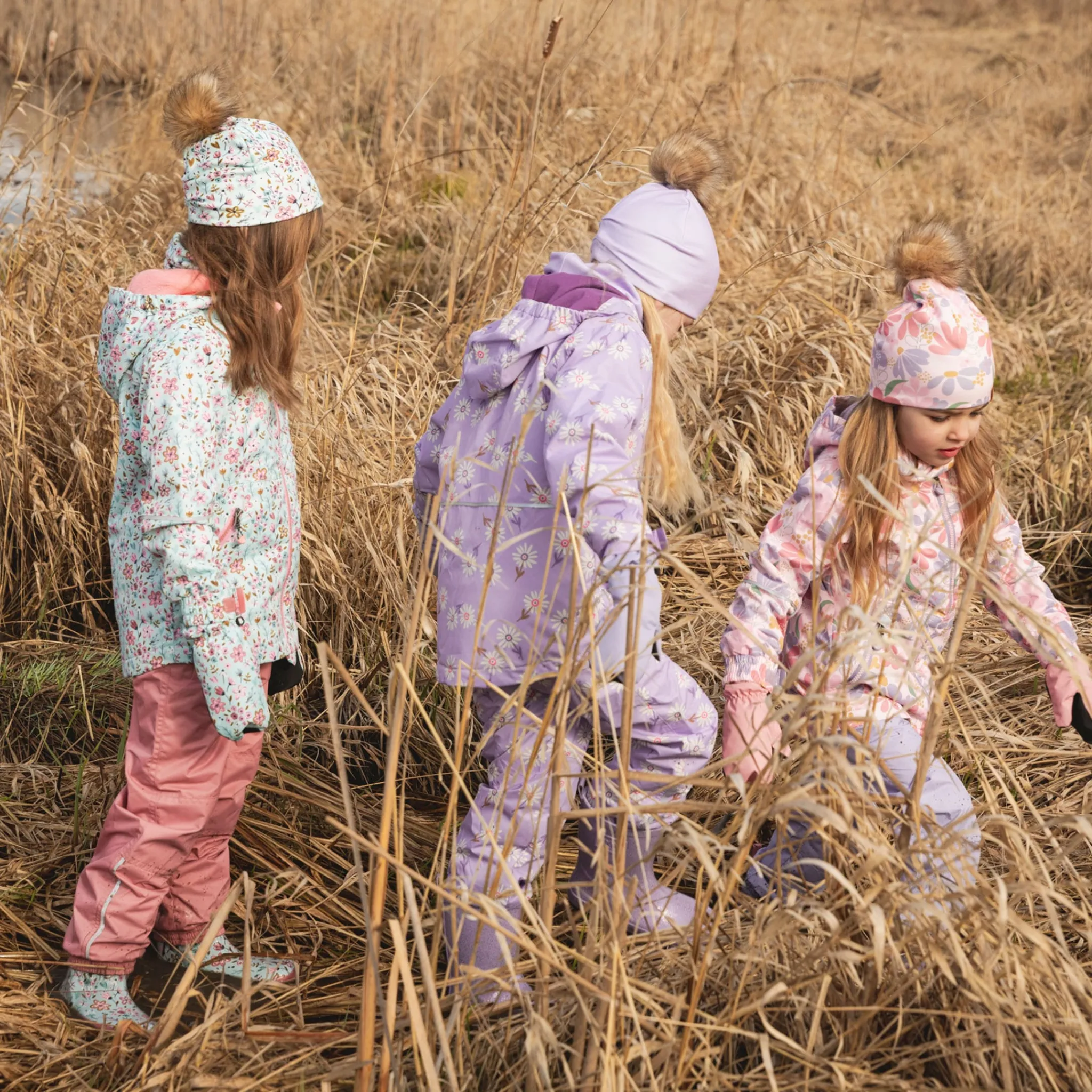 Kids Deux par Deux Mini Flowers Hat 2-14