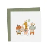 Mimosa Design Party Supplies>Mini Holiday Greeting Card - Savannah Party