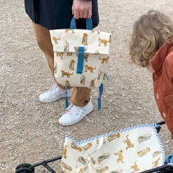 Kids Petit Jour Paris Backpacks>Mini Messenger Backpack Jaguar