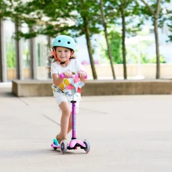 Kids Micro Mini Deluxe LED Scooter - Lavender