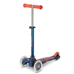 Kids Micro Mini Deluxe LED Scooter - Navy
