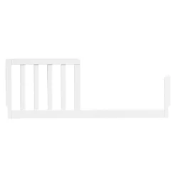 Million Dollar Baby Mini Toddler Bed Conversion Kit - White