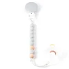 Bulle Mini Wood Pacifier Clip - Gray