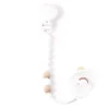 Bulle Mini Wood Pacifier Clip - White