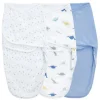 Aden + Anais Minky Easy Swaddle Wrap (3) - Dino
