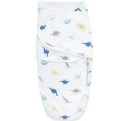Aden + Anais Minky Easy Swaddle Wrap (3) - Dino
