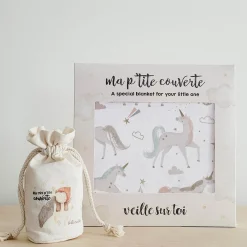 Kids Veille sur Toi Minky Little Blanket - Celestre Dream