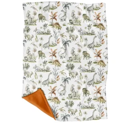 Kids Veille sur Toi Blankets|Blankets>Minky Little Blanket - Ethan and Friends