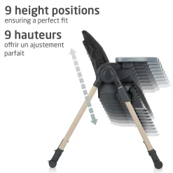 Maxi-cosi Minla 6-in-1 High Chair - Beyond Graphite