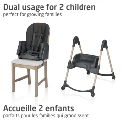 Maxi-cosi Minla 6-in-1 High Chair - Beyond Graphite