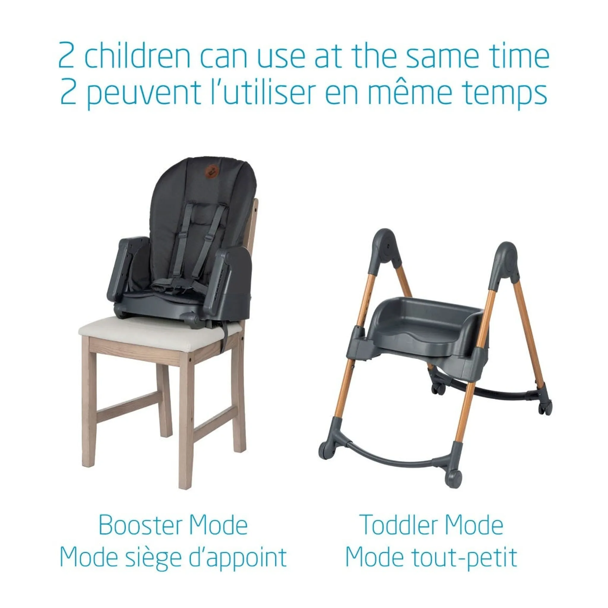 Maxi-cosi Minla 6-in-1 High Chair - Classic Graphite