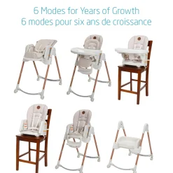 Maxi-cosi High Chairs & Booster Seats|High Chairs & Booster Seats>Minla 6-in-1 High Chair - Sand Horizon