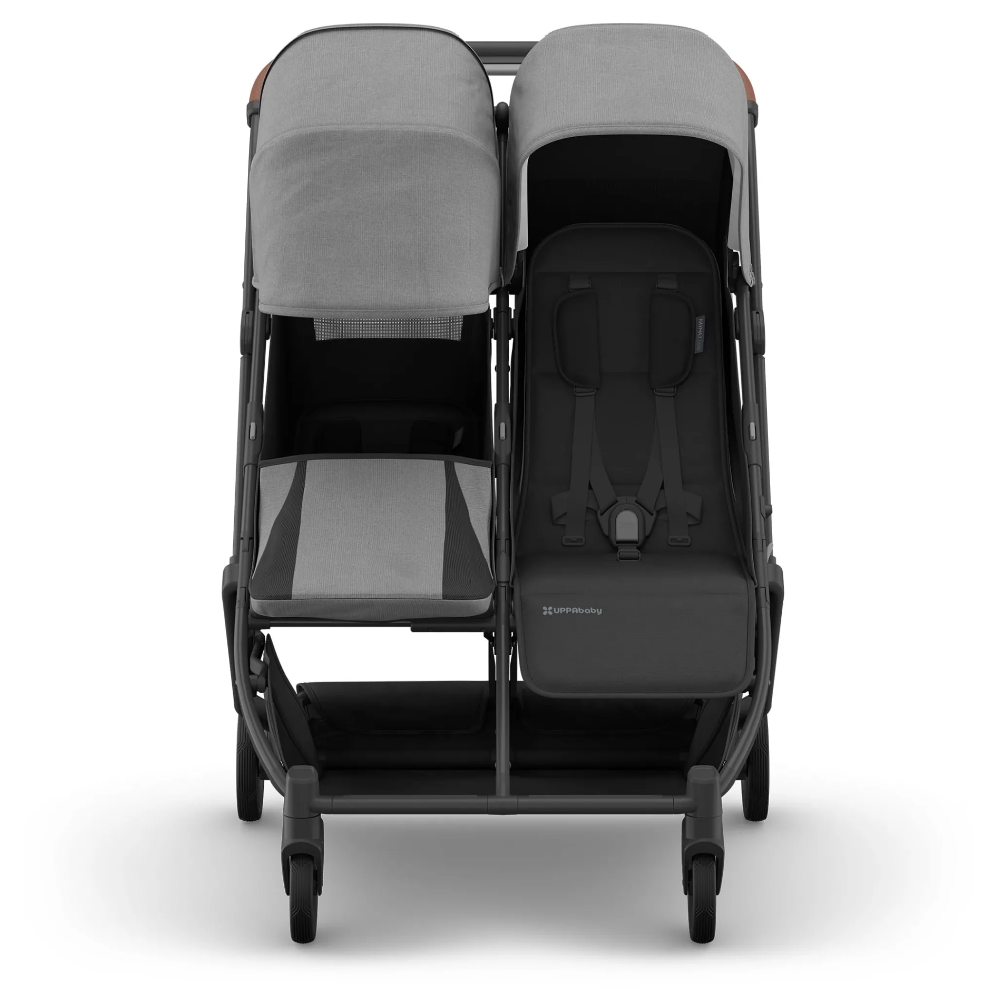 Kids UPPAbaby Strollers|Strollers & Trailers>Minu Duo Carbon - Greyson