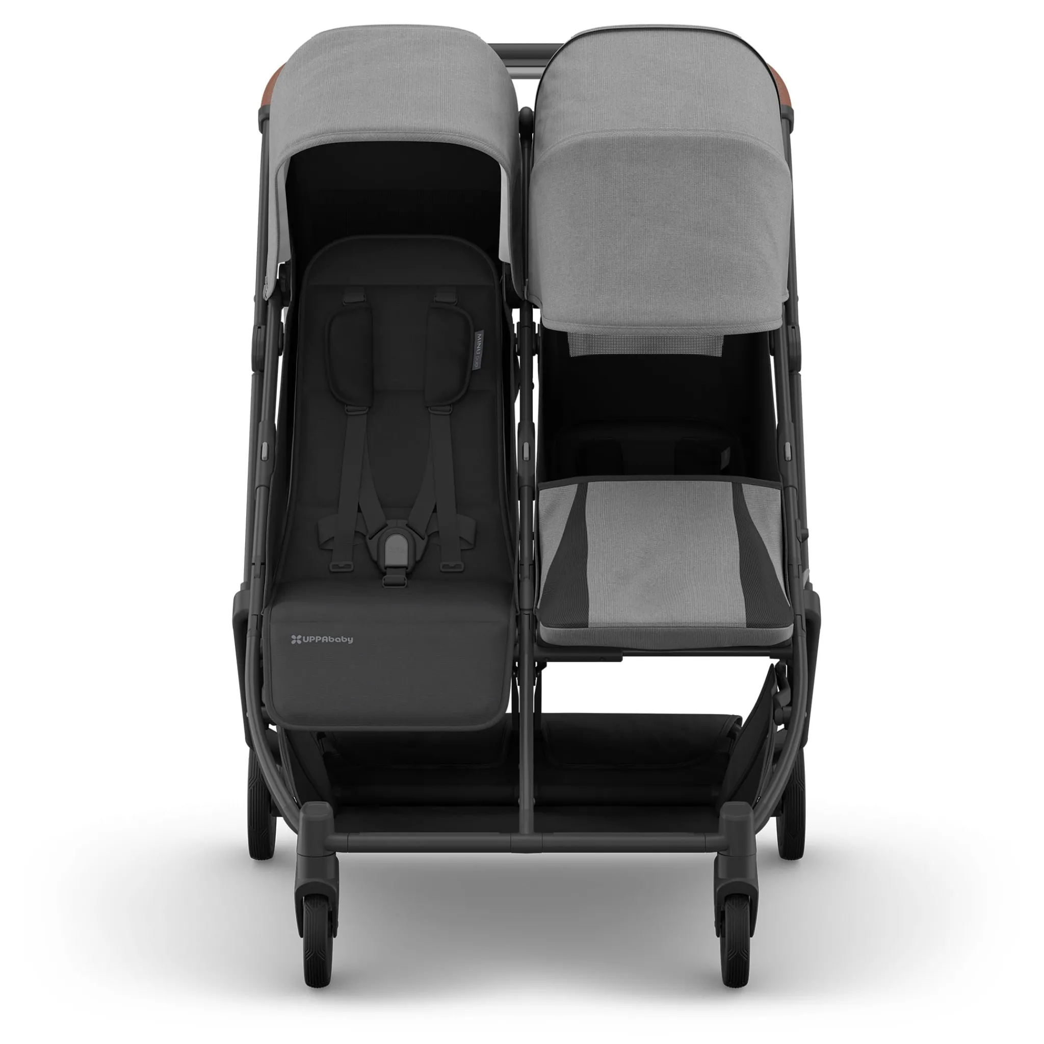 Kids UPPAbaby Strollers|Strollers & Trailers>Minu Duo Carbon - Greyson
