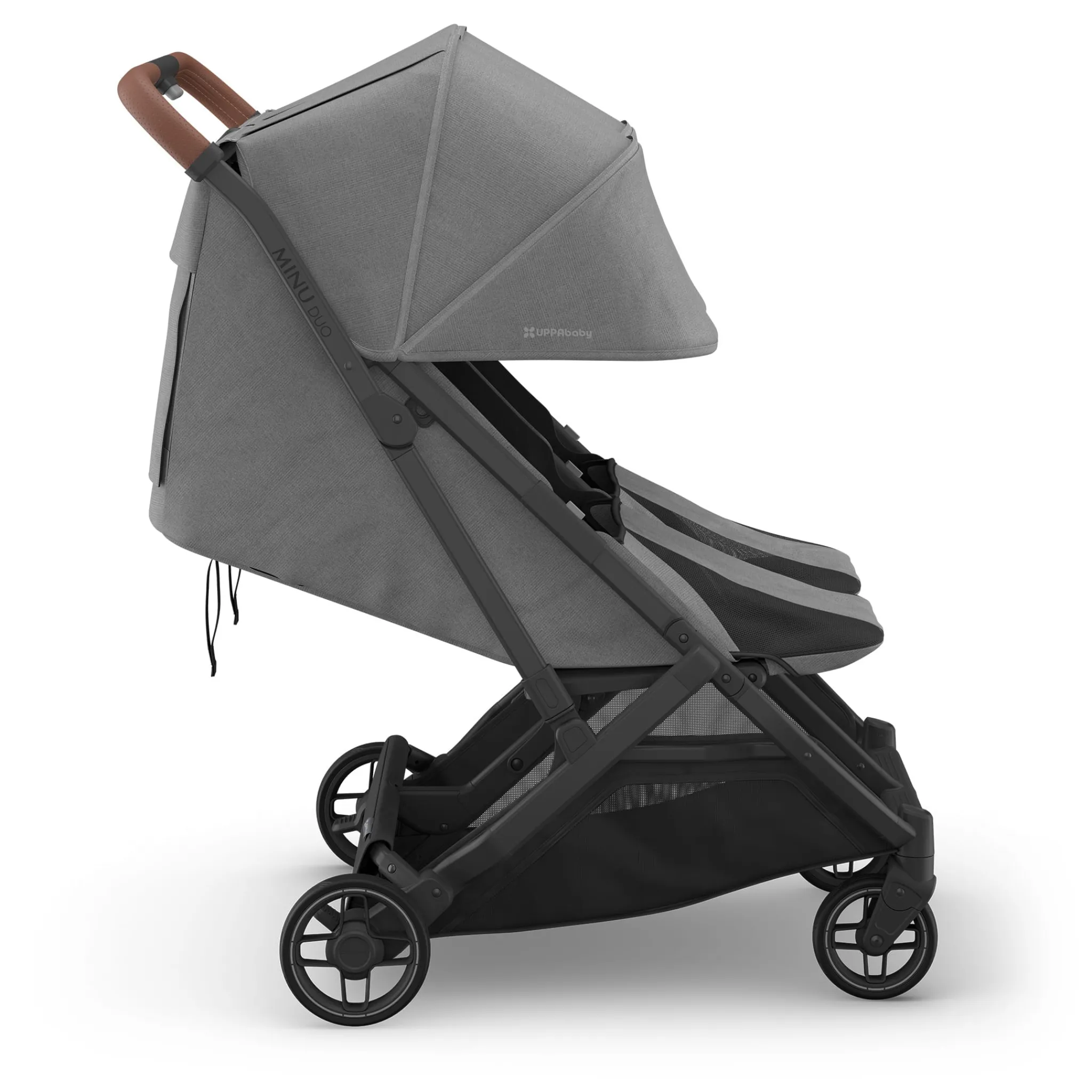 Kids UPPAbaby Strollers|Strollers & Trailers>Minu Duo Carbon - Greyson