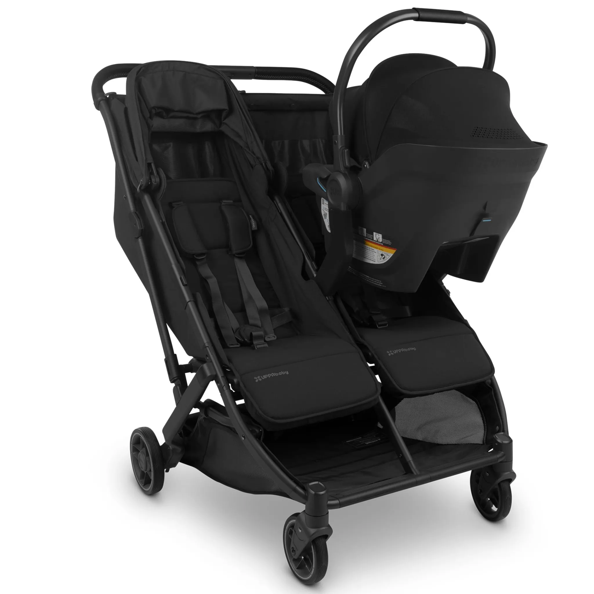 Kids UPPAbaby Strollers|Strollers & Trailers>Minu Duo Carbon - Greyson