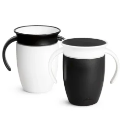 Kids Munchkin Breastfeeding|Tableware>Miracle® 360° Black & White Trainer Cup