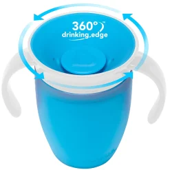 Kids Munchkin Breastfeeding|Tableware>Miracle 360 Trainer Cup 7oz - Blue