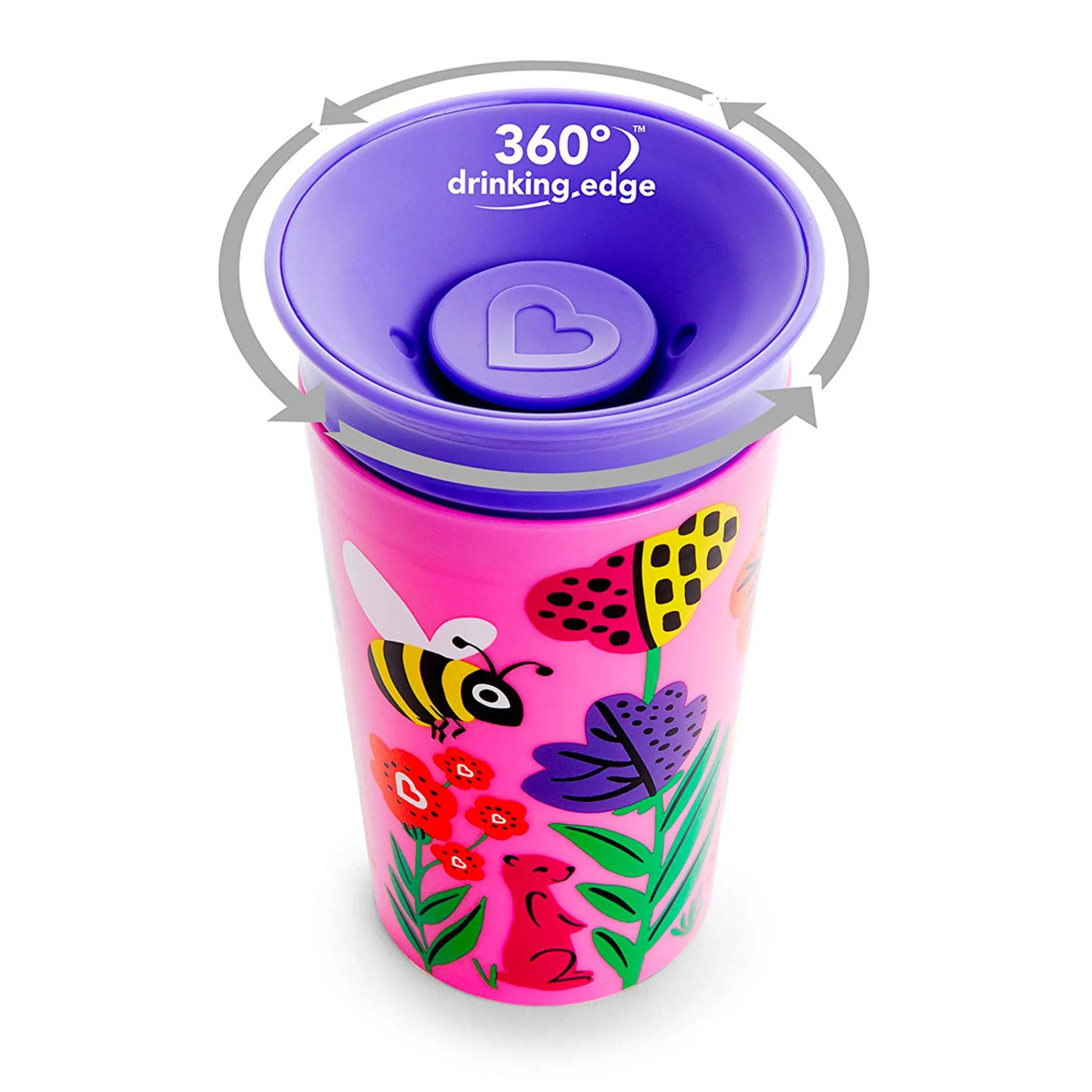 Kids Munchkin Breastfeeding|Tableware>Miracle® 360° WildLove Sippy Cup (2)