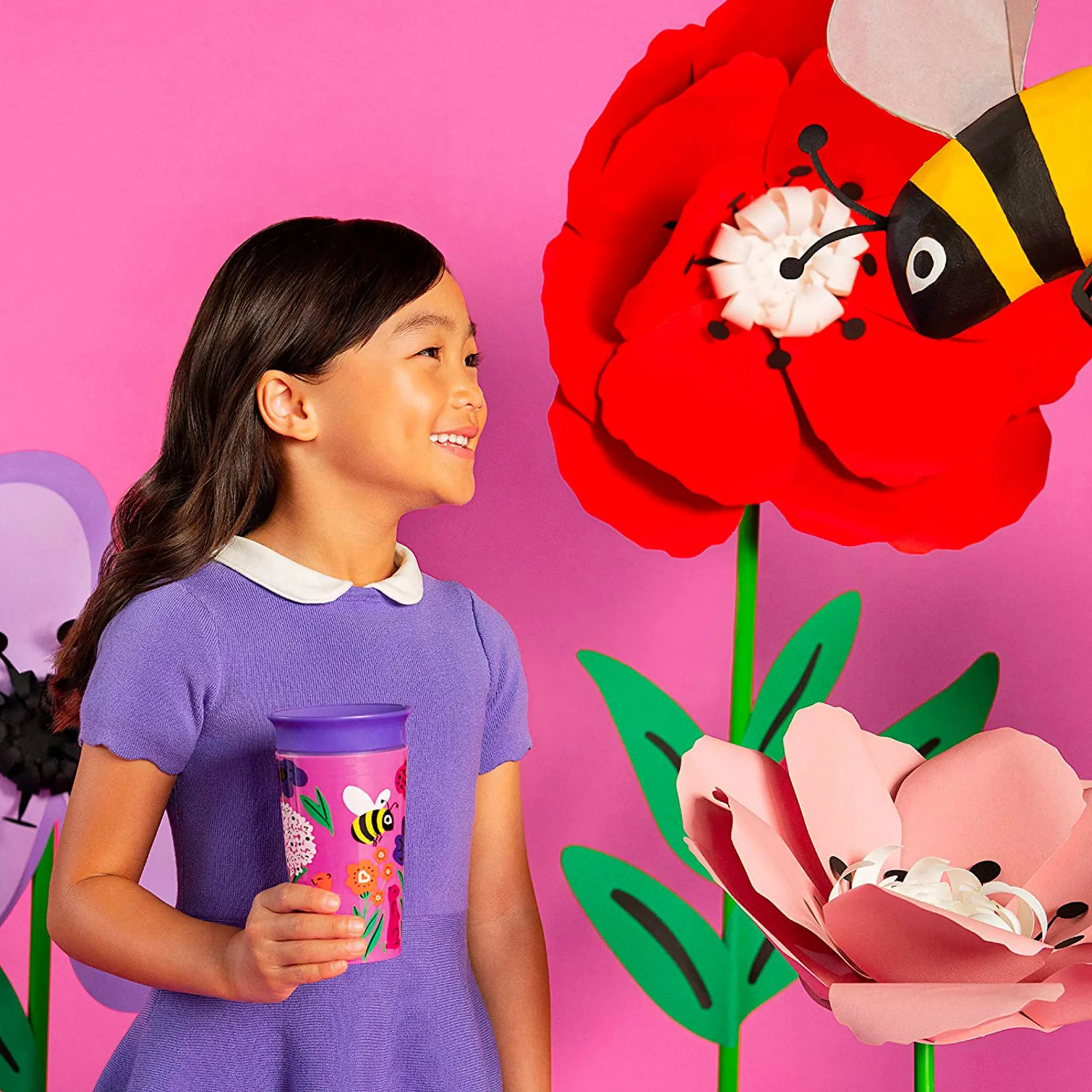 Kids Munchkin Breastfeeding|Tableware>Miracle® 360° WildLove Sippy Cup (2)
